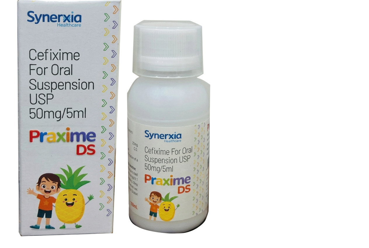 Praxime DS — Cefixime Oral Suspension USP 50mg/5ml